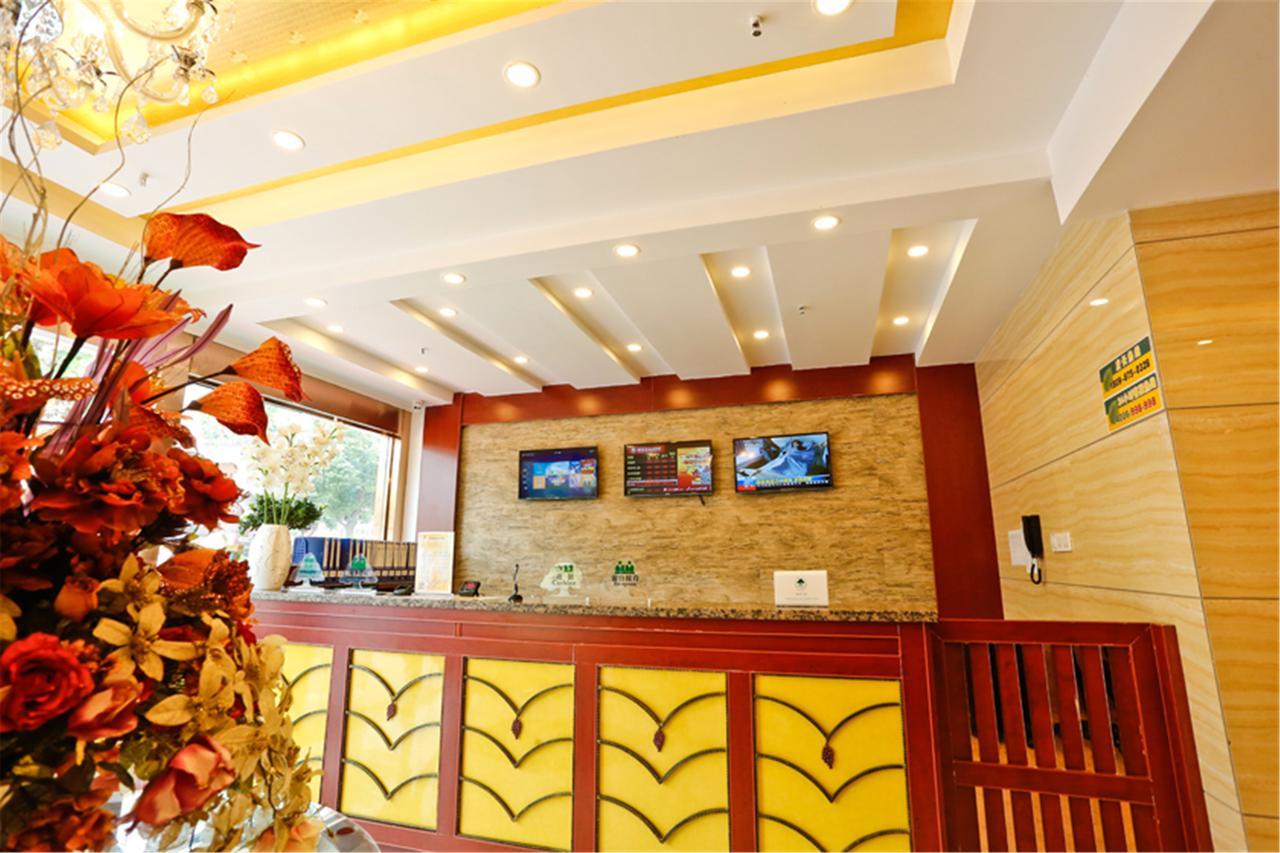 Greentree Inn Jiangxi Jindezhen People Square Jindin Business Hotel Цзиндечжен Екстериор снимка